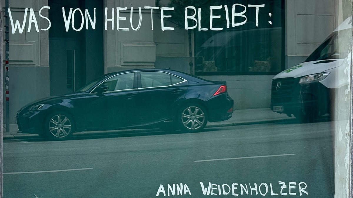 window words #58: Anna Weidenholzer, Ort: k48 - Projektraum Oliver Hangl
